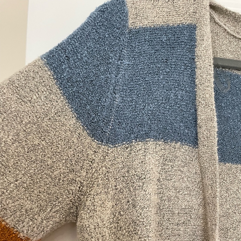 Tri-Colored Cardigan